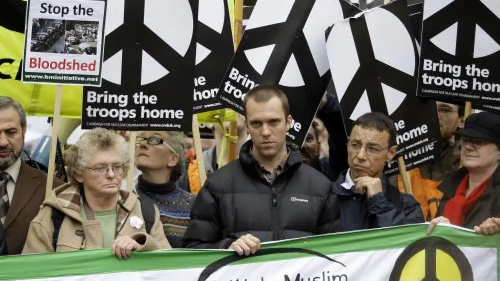 Protest proti válce v Afghánistánu