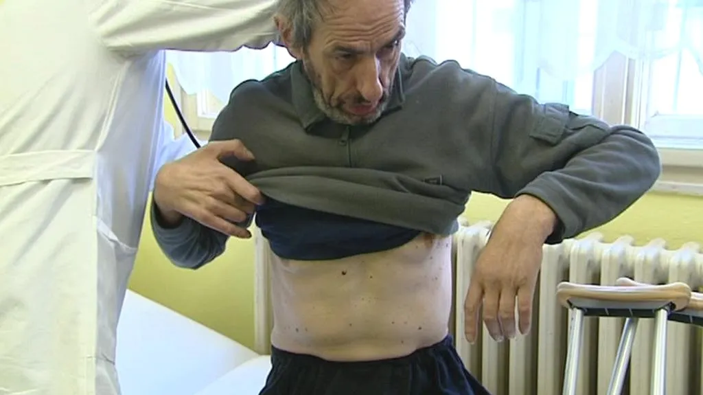 Bezdomovec u lékaře