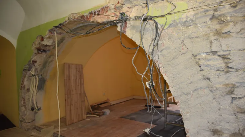 Historické malby v hranické knihovně