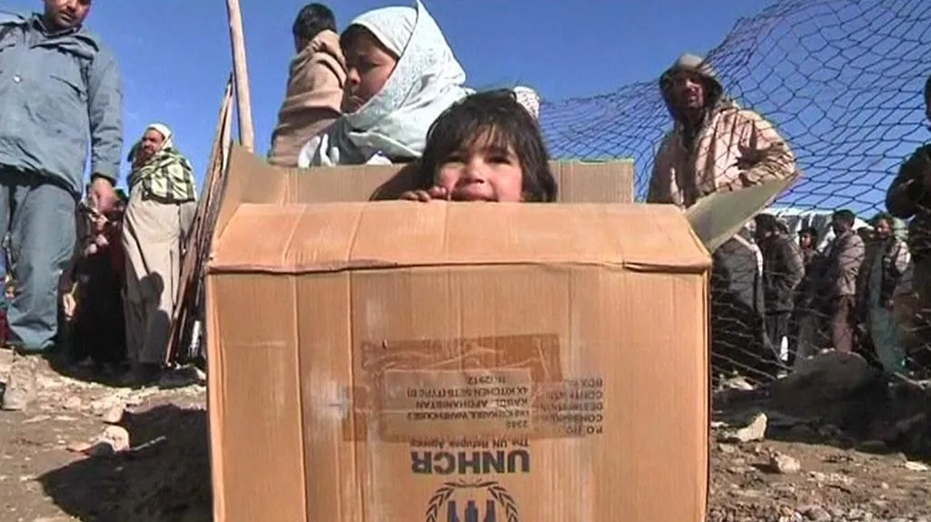 Zima v afghánském uprchlickém táboře
