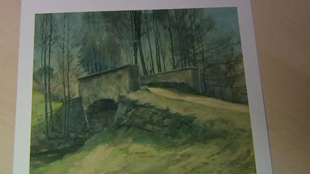 Jeden z ukradených obrazů