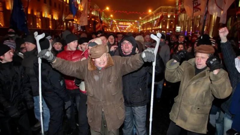 Protesty běloruské opozice