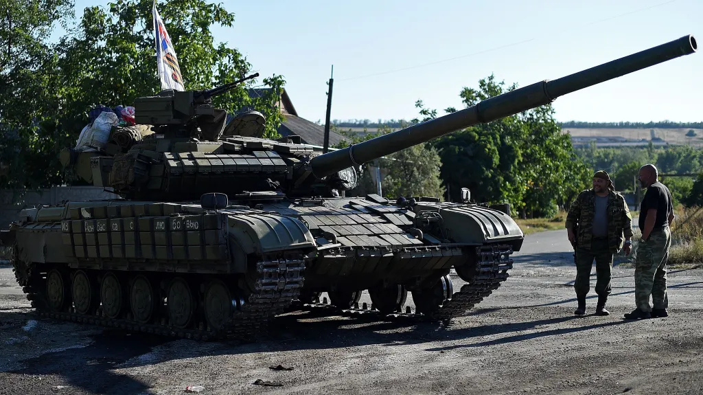 Tank proruských separatistů