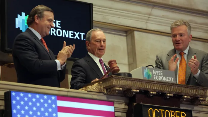 Bloomberg zahájil obchodování na newyorské burze