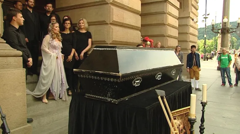 Pražský happening Tak nám zabili Ferdinanda