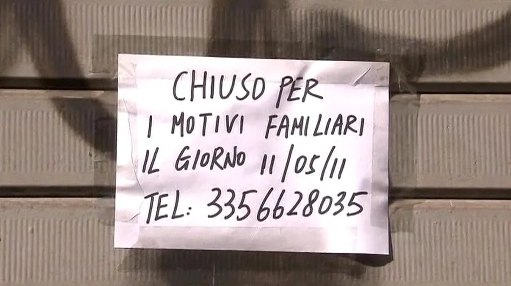 Římské obchody zůstaly zavřené
