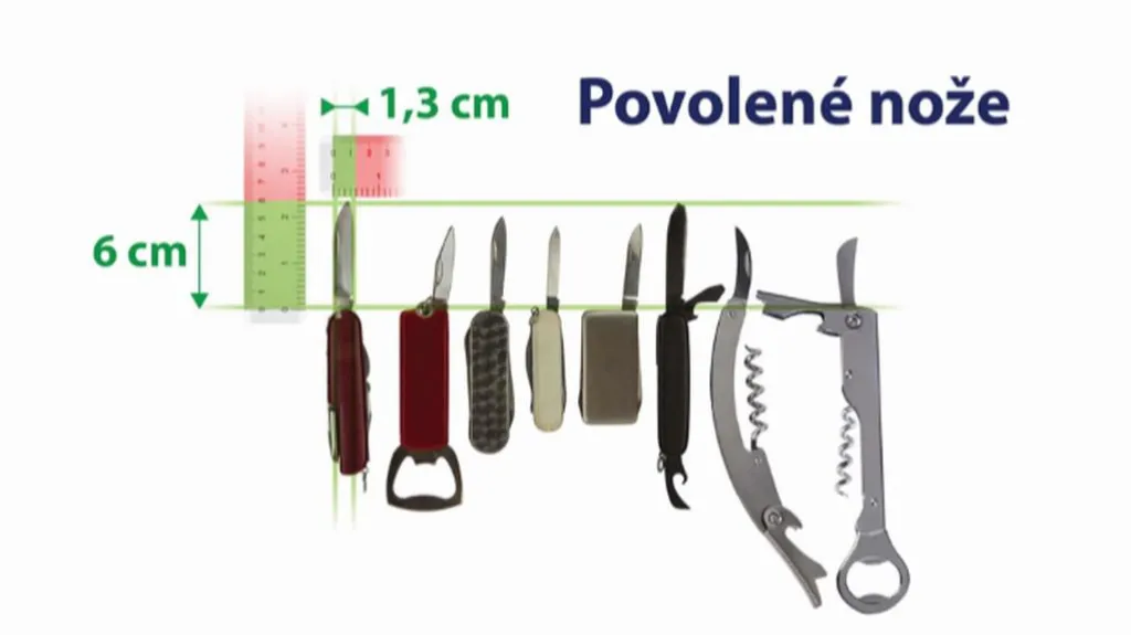 Povolené nože