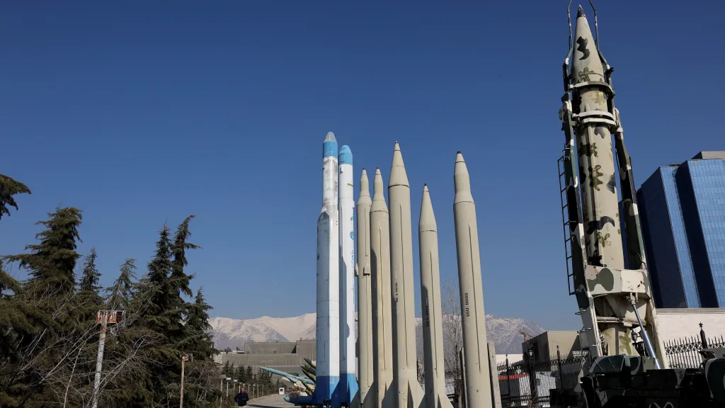 Ilustrační foto: Rakety v parku v Teheránu