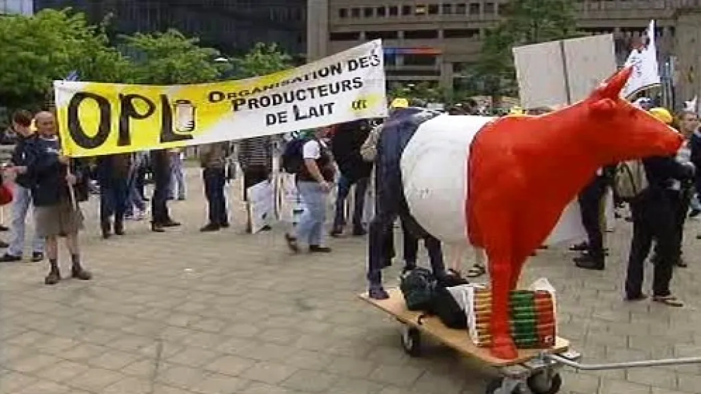 Protest evropských zemědělců