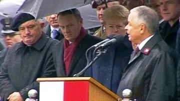 Donald Tusk a Lech Kaczyński