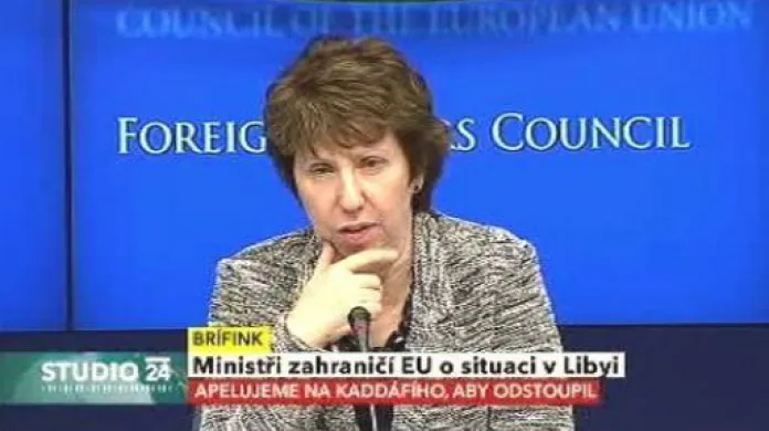 Tisková konference Catherine Ashtonové