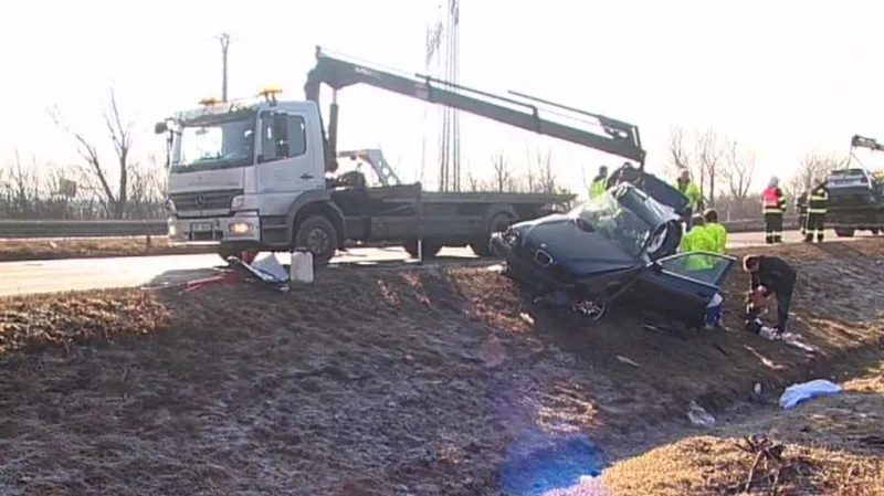 Odtah havarovaného auta