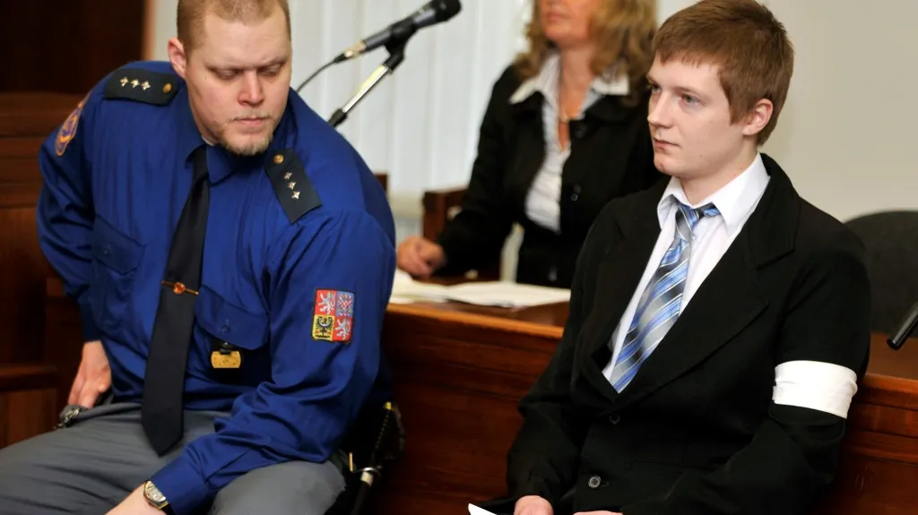 Petr Hanák před soudem