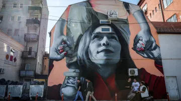 V kosovském městě Ferizaj probíhá další ročník Mural Festu