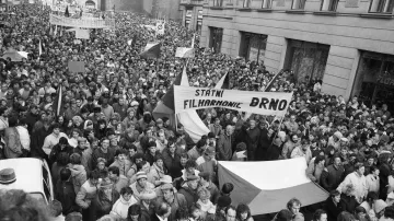 Sametová revoluce v Brně