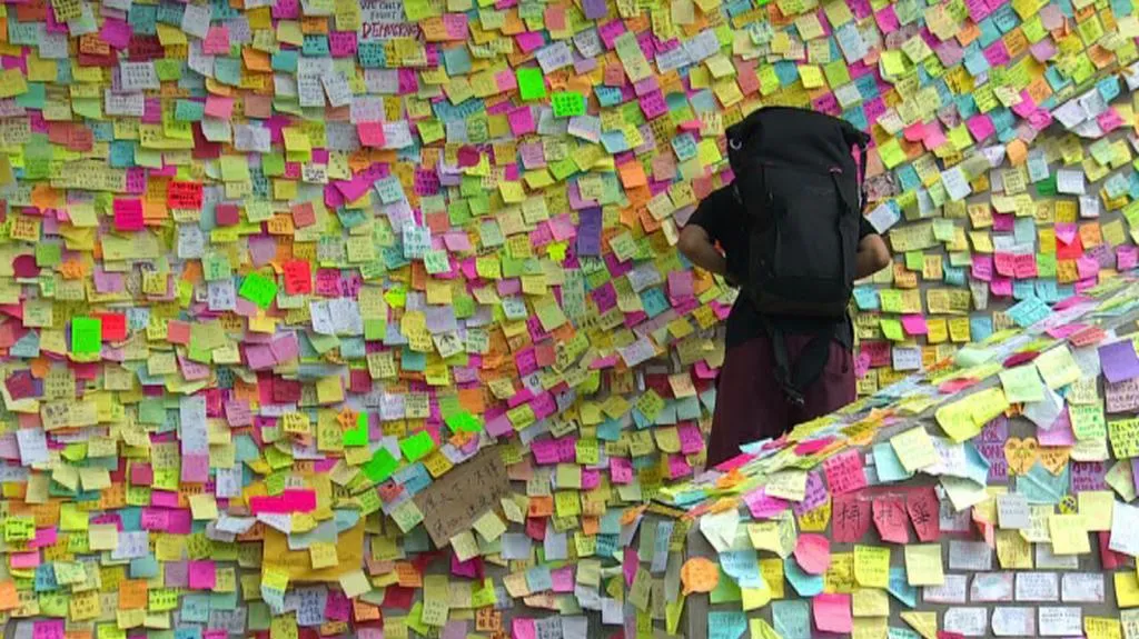 Demokratické protesty v Hongkongu v umění