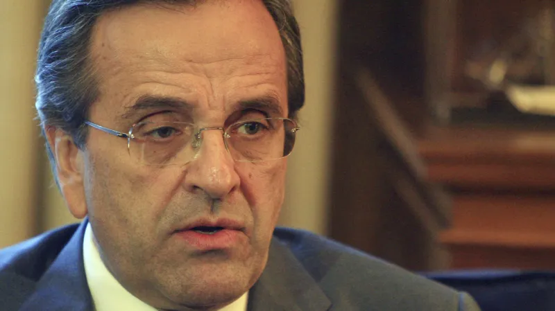 Vůdce řecké opozice Antonis Samaras