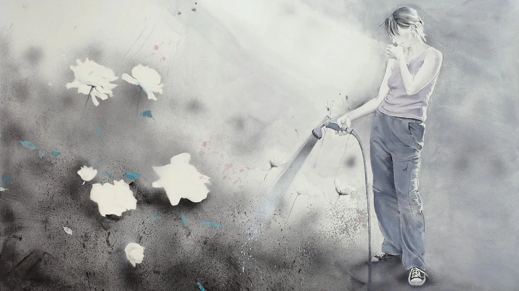 Anna Neborová / Černá zahrada (detail)