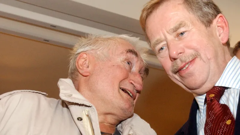 Pavel Landovský a Václav Havel