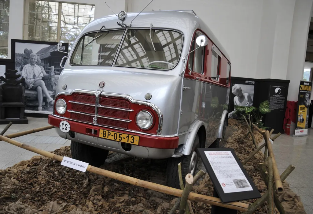 Tatra 805 z expozice cestovatelů Jiřího Hanzelky a Miroslava Zikmunda