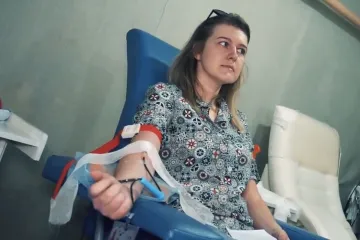 Українці здають кров