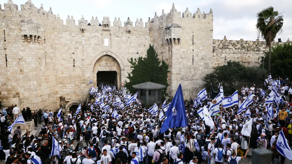 Pochod vlajek v Jeruzalémě