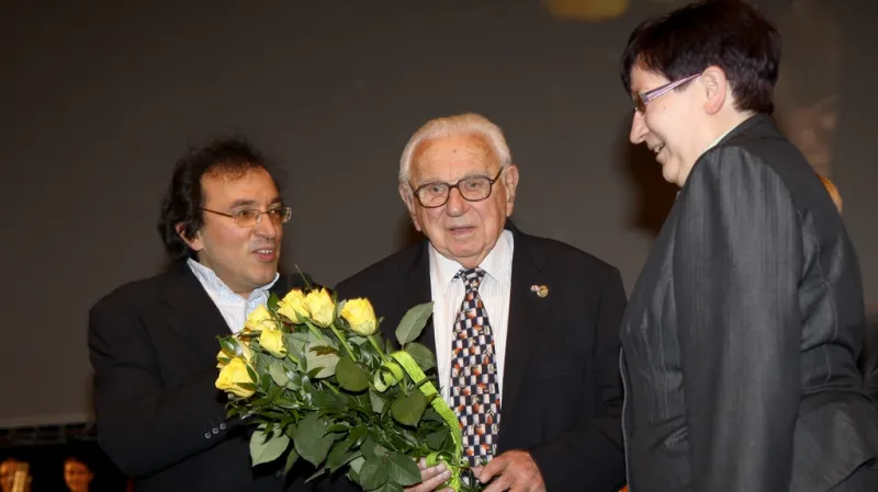 Nicholas Winton s Matejem Mináčem
