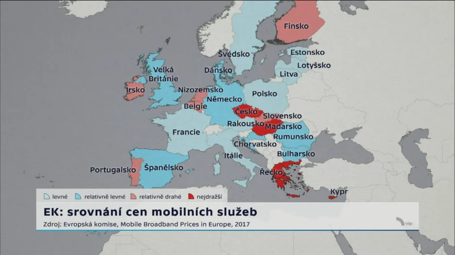 Srovnání cen mobilních služeb