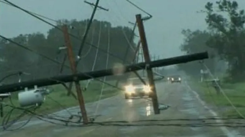 Následky hurikánu Gustav v pobřežních oblastech USA