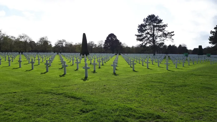 Hřbitov amerických vojáků v Colleville-sur-mer