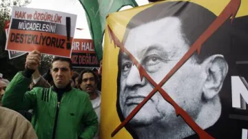 Protivládní demonstrace v Egyptě