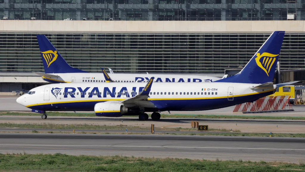 Letadla společnosti Ryanair