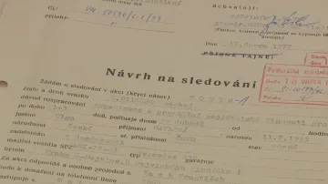 Návrh na sledování Olgy Havlové