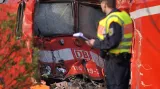 Policista u nehody vlaků
