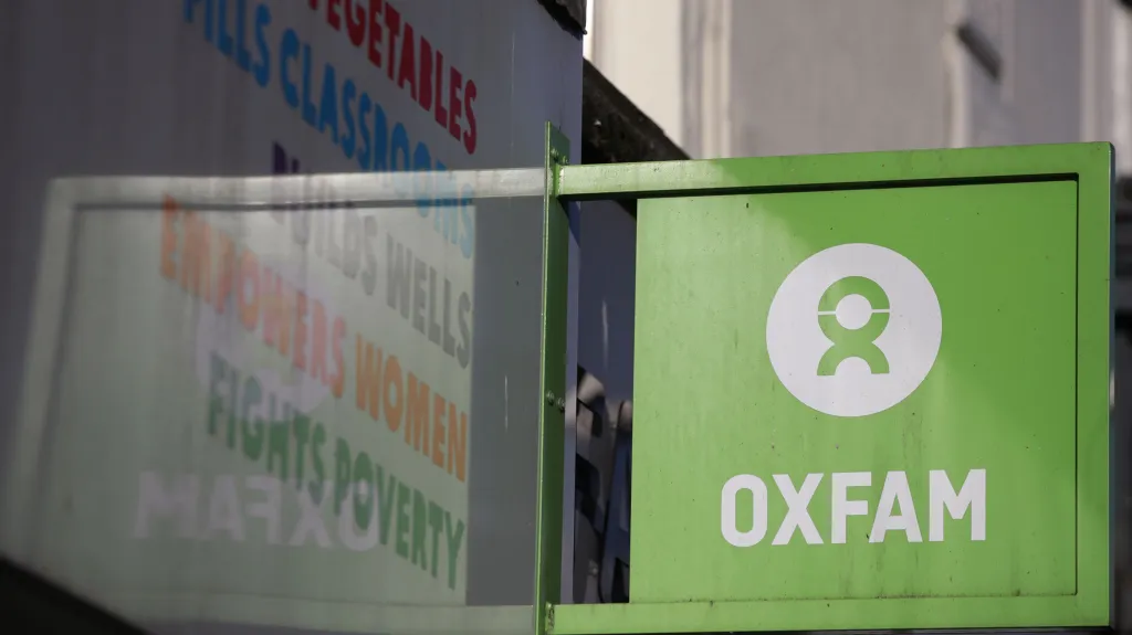 Obchod organizace Oxfam v Londýně