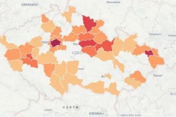 Spalničky už letos chytilo přes čtyři sta lidí. Podívejte se v interaktivní mapě, kudy se nákaza šířila