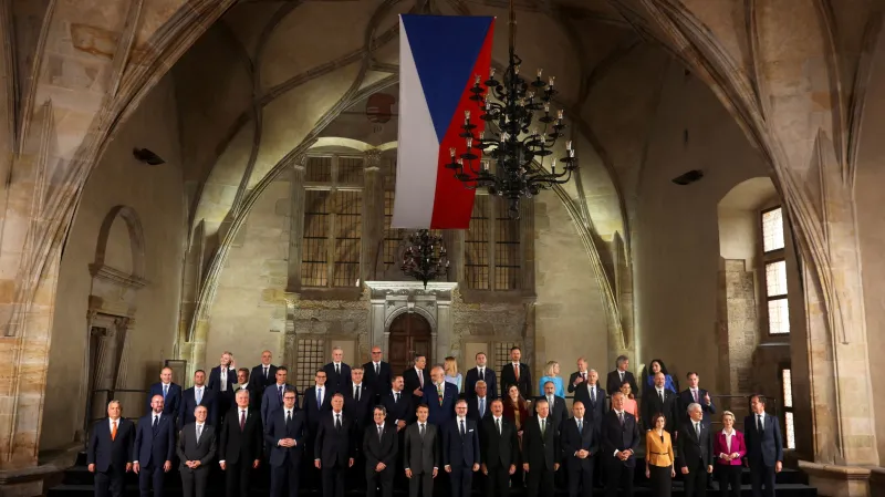 Společná fotografie evropských lídrů