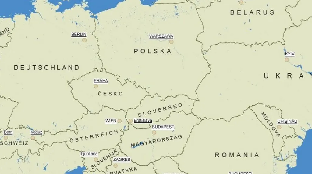 Střední a východní Evropa