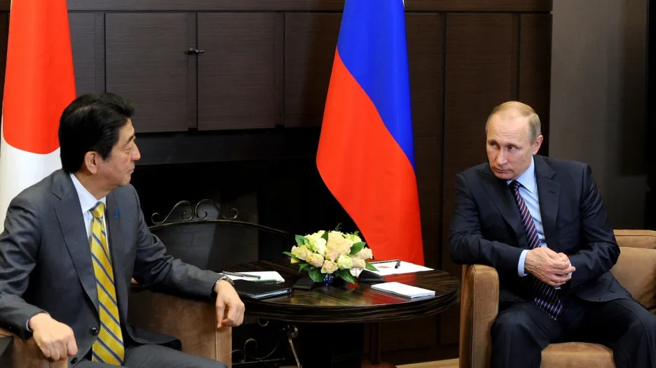 Šinzó Abe a Vladimir Putin