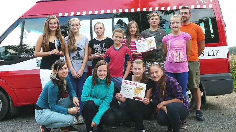 Hasičská soutěž v obci Suchý na Boskovicku