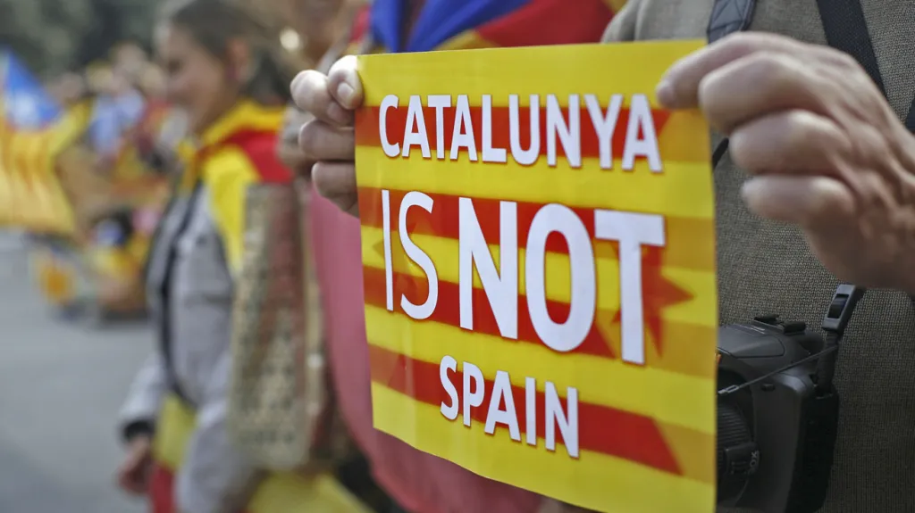 Katalánská demonstrace