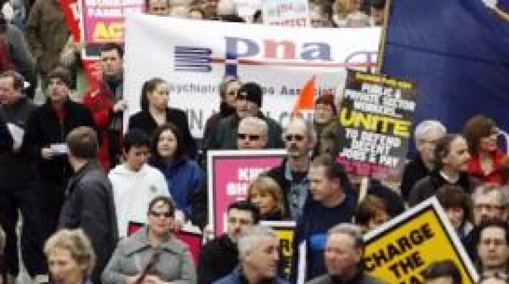 Demonstrace v Dublinu