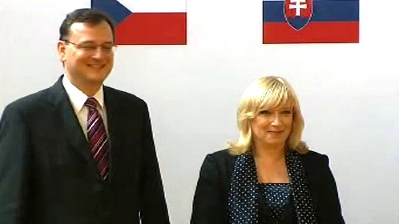Petr Nečas a Iveta Radičová