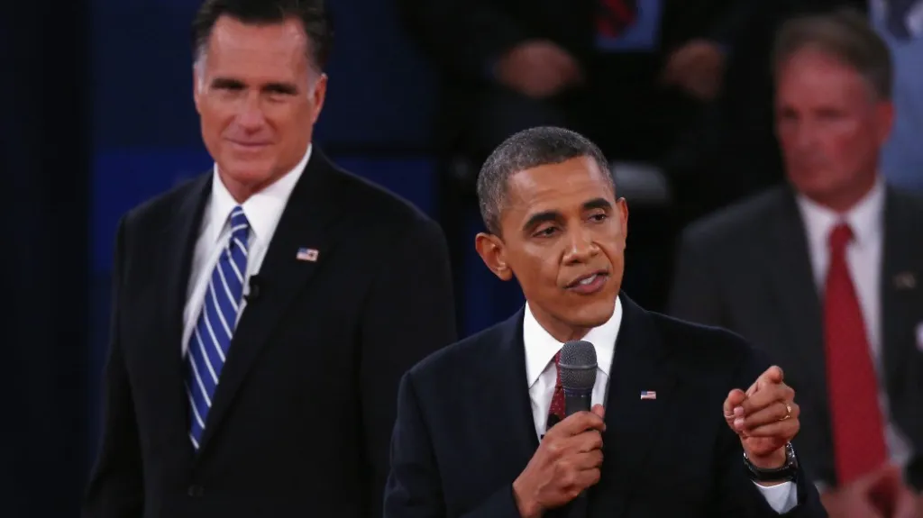 Druhá debata Baracka Obamy a Mitta Romneyho