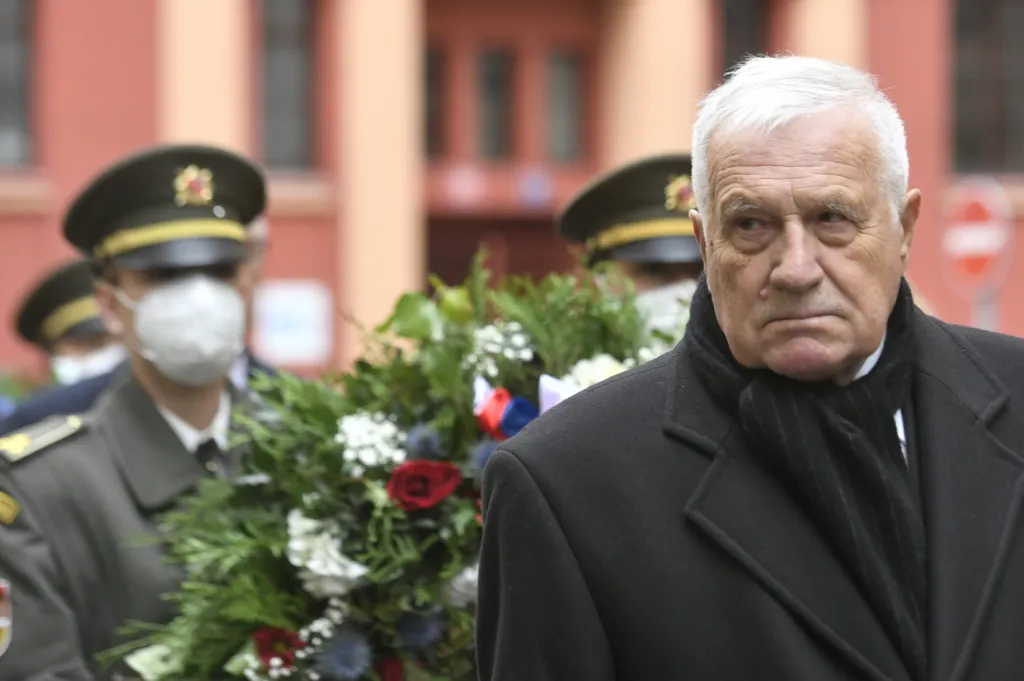 Bývalý prezident Václav Klaus při oslavách Dne boje za svobodu a demokracii