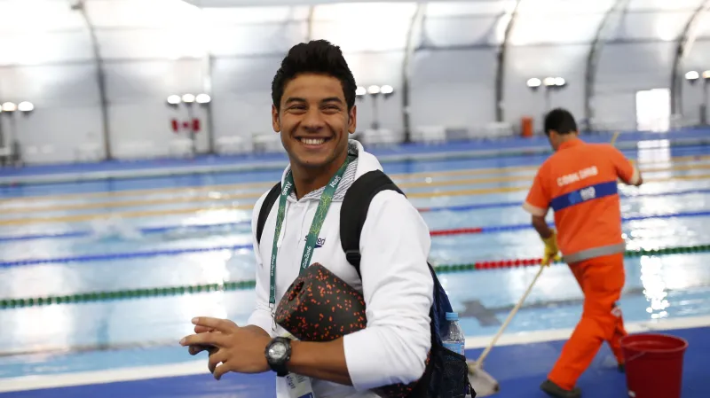 Syrský plavec Rami Anis