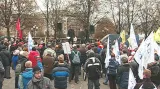 Demonstrace odborů proti korupci