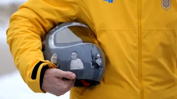 Helma skeletonisty Vladyslava Heraskevyče