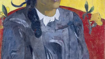 Paul Gauguin / Žena s květinou, 1891