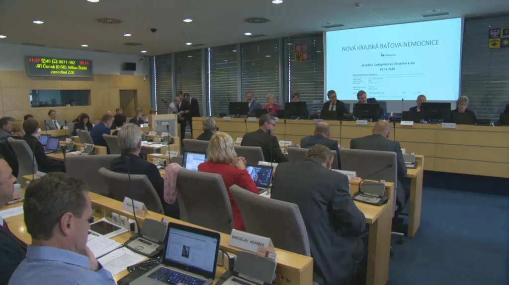 Jednání zastupitelstva Zlínského kraje